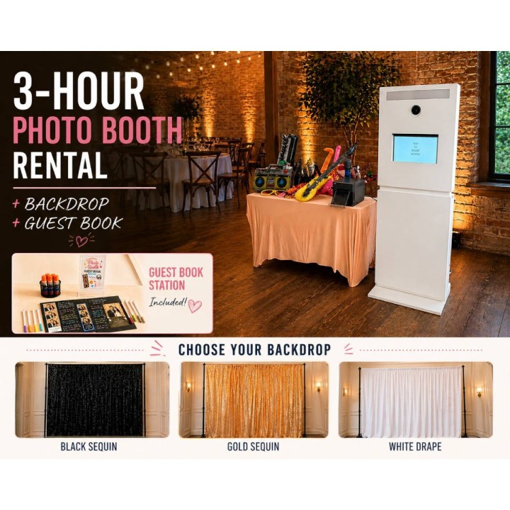 Open-Air Photo Booth Rental in Rhode Island $500 / 3 hours